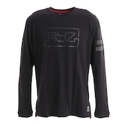 ライズ（RYZ）（メンズ）Tシャツ メンズ 長袖 869R9CD8729 BLK