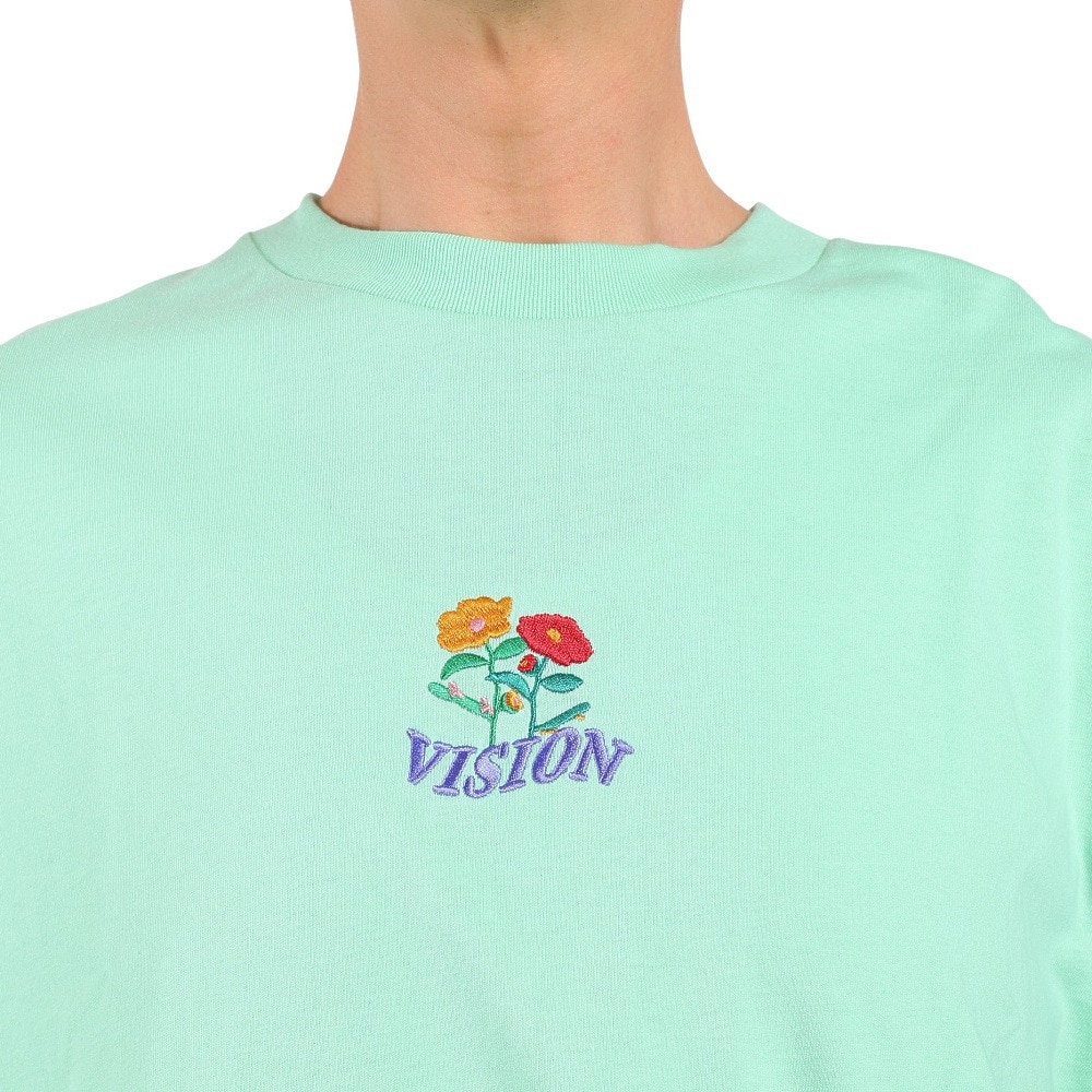VISION（メンズ）フラワー刺繍 長袖Tシャツ 2305010-56 IGR