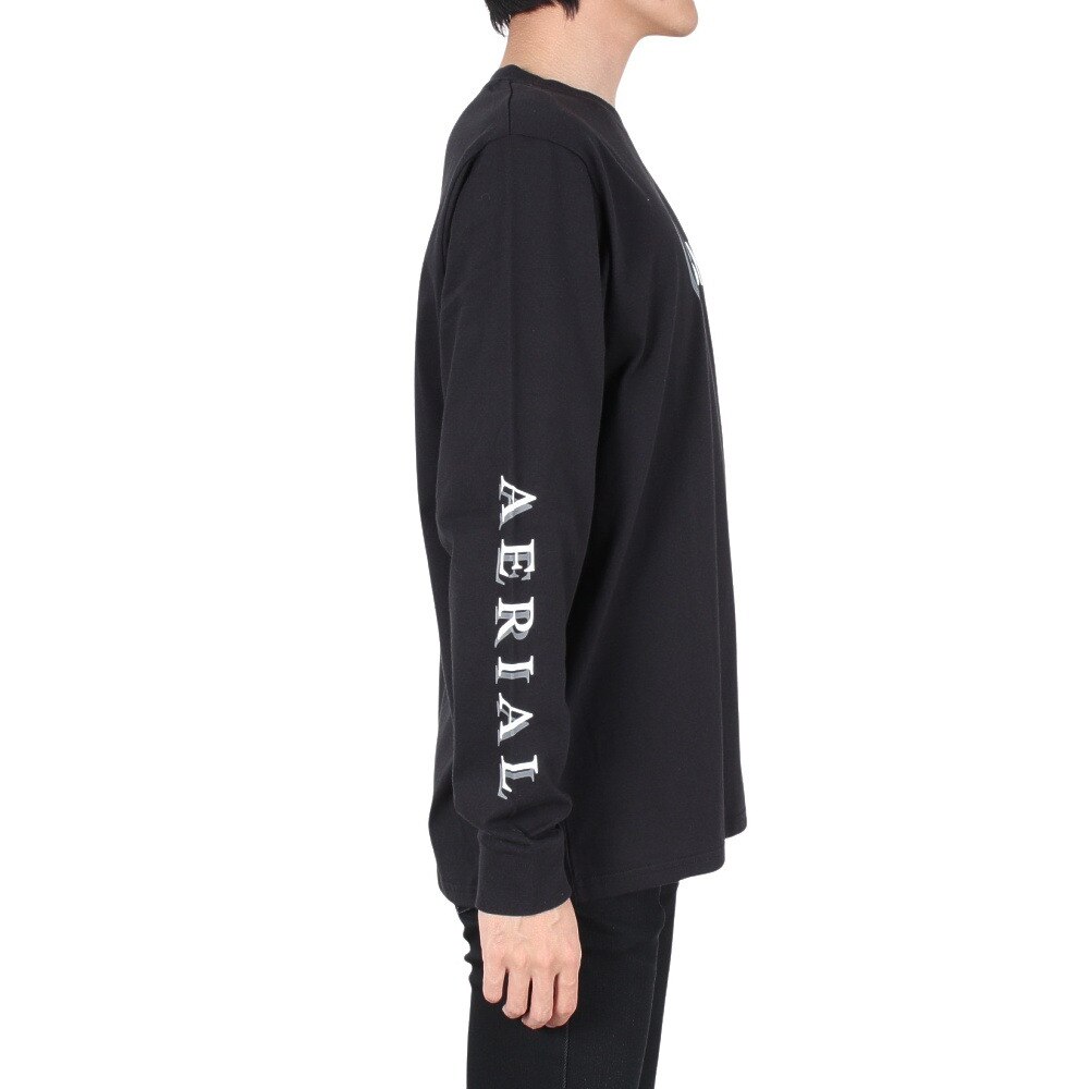エアボーン（ARBN）（メンズ）LOGO 長袖シャツ 22S-ARBN-005LS-BLK