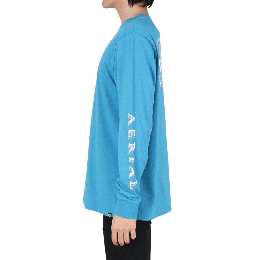 エアボーン（ARBN）（メンズ）LOGO 長袖シャツ 22S-ARBN-005LS-BLU