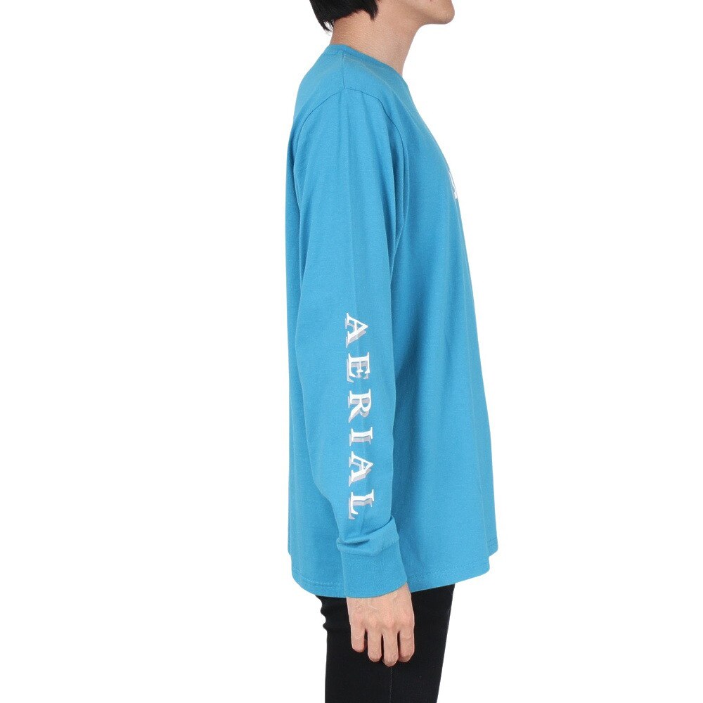 エアボーン（ARBN）（メンズ）LOGO 長袖シャツ 22S-ARBN-005LS-BLU