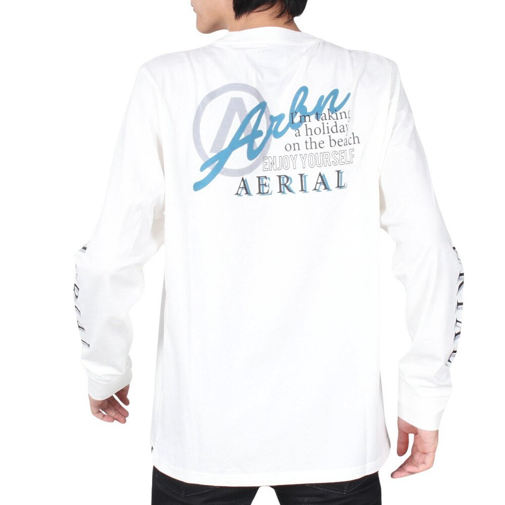 エアボーン（ARBN）（メンズ）LOGO 長袖シャツ 22S-ARBN-005LS-WHT