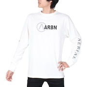 エアボーン（ARBN）（メンズ）LOGO 長袖シャツ 22S-ARBN-005LS-WHT