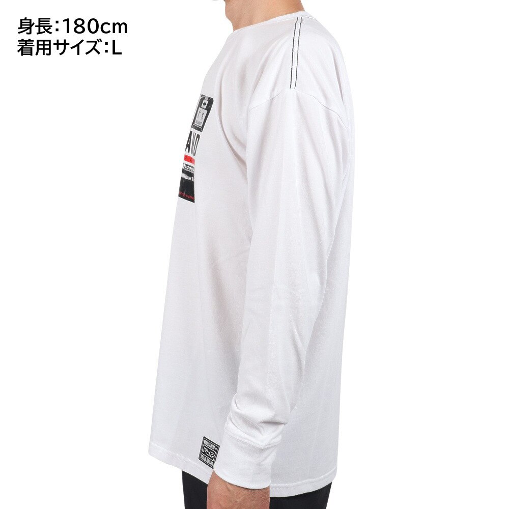 ライズ（RYZ）（メンズ）ボックスフォト 長袖Tシャツ RZ10CD22SS4107 WHT