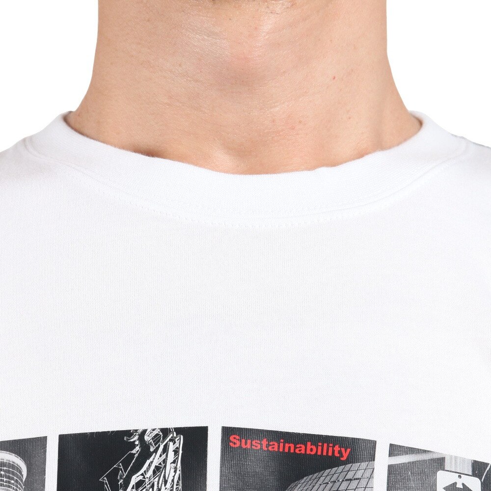ライズ（RYZ）（メンズ）ボックスフォト 長袖Tシャツ RZ10CD22SS4107 WHT
