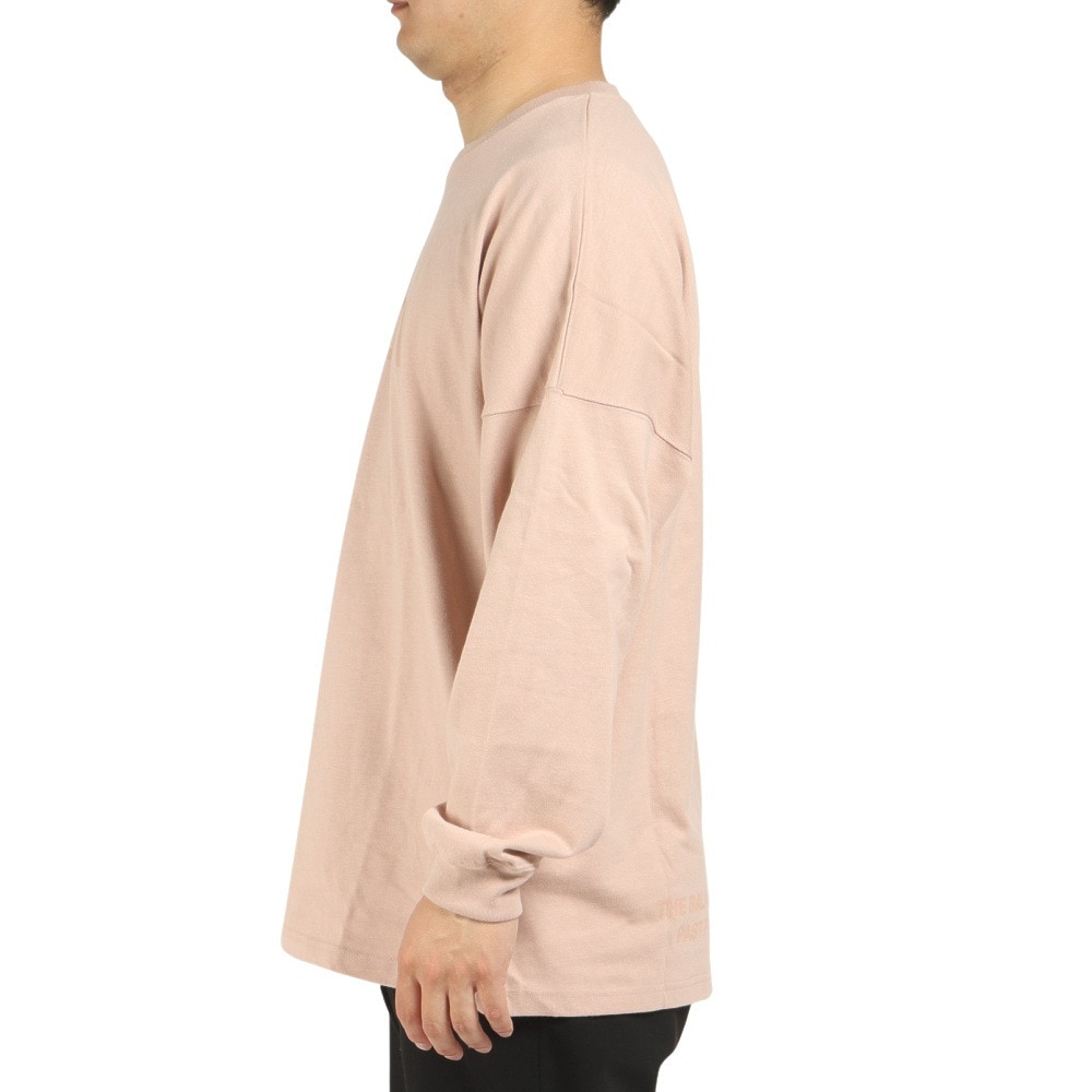 RVCA（メンズ）長袖 ロンT シンプル BIG RVCA LT ロングスリーブ ピンク BC042064 PAP