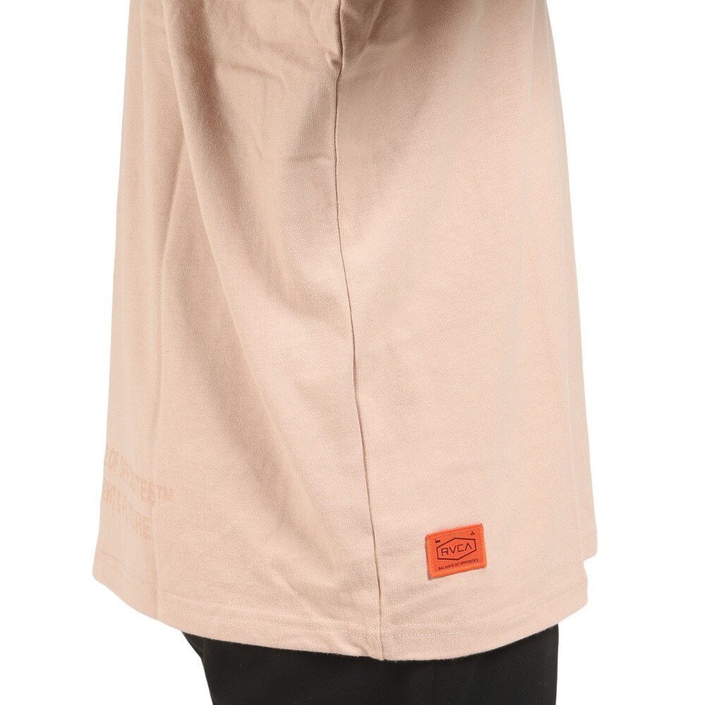 RVCA（メンズ）長袖 ロンT シンプル BIG RVCA LT ロングスリーブ ピンク BC042064 PAP
