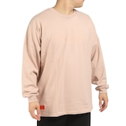 RVCA(メンズ)長袖 ロンT シンプル BIG RVCA LT ロングスリーブ ピンク BC042064 PAP