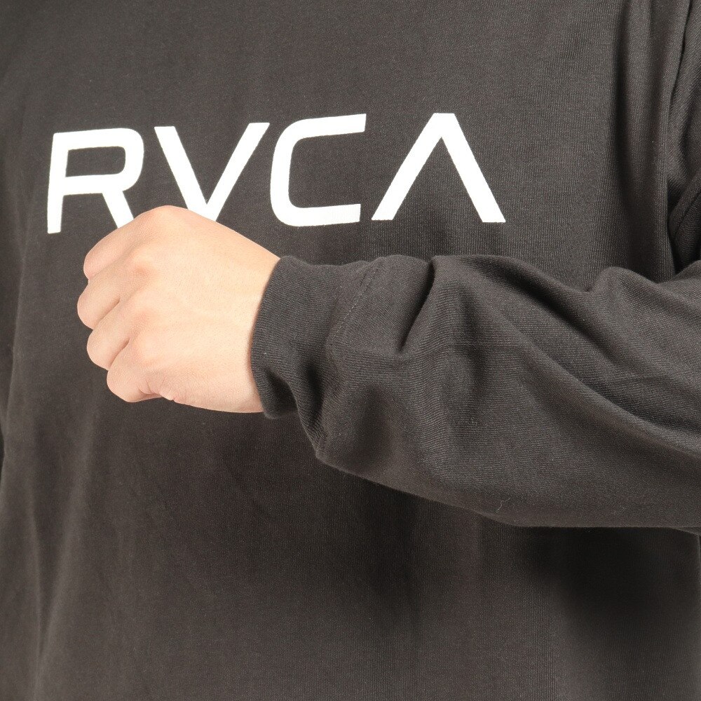 ルーカ（RVCA）（メンズ）長袖 ロンT シンプル BIG RVCA LT ロングスリーブ ブラック BC042064 PTK