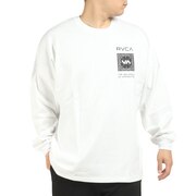 ルーカ（RVCA）（メンズ）長袖 ロンT バックプリント BANDANA PATCH LT ロングスリーブ BC042065 WHT