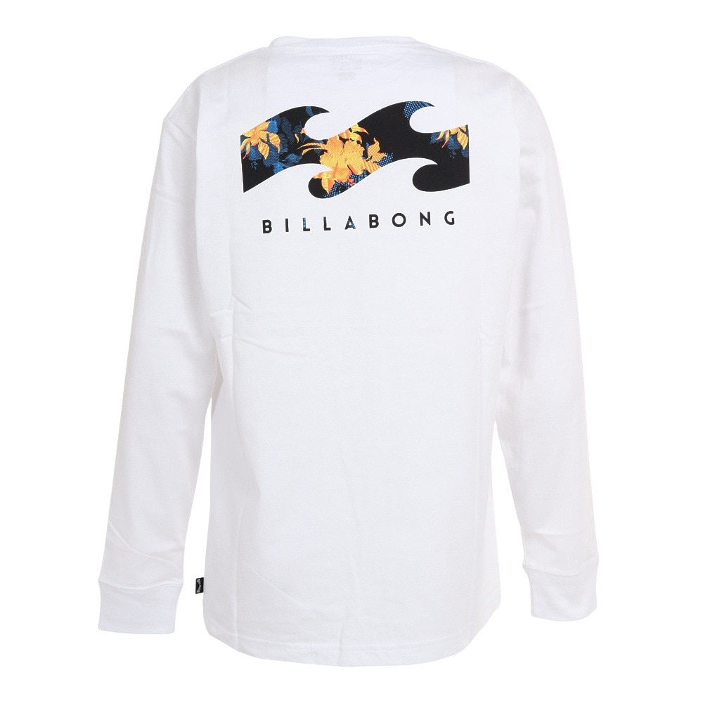 ビラボン（BILLABONG）（メンズ）BACK WAVE 長袖Tシャツ BC012051 WHT