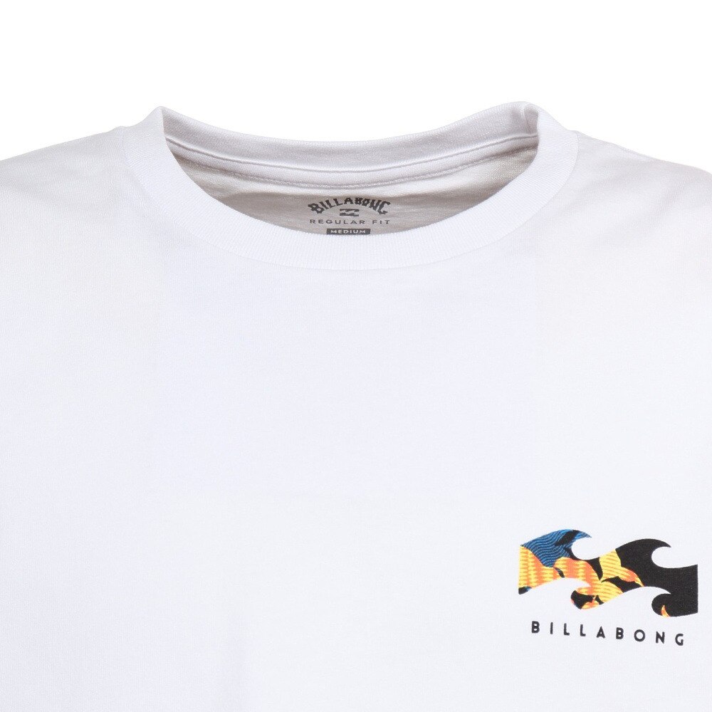 ビラボン（BILLABONG）（メンズ）BACK WAVE 長袖Tシャツ BC012051 WHT