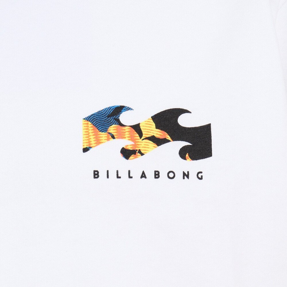 ビラボン（BILLABONG）（メンズ）BACK WAVE 長袖Tシャツ BC012051 WHT