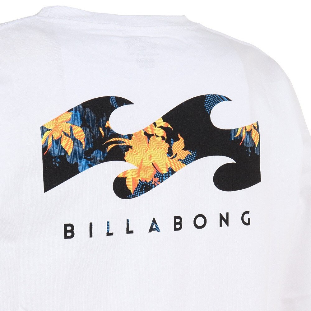 ビラボン（BILLABONG）（メンズ）BACK WAVE 長袖Tシャツ BC012051 WHT