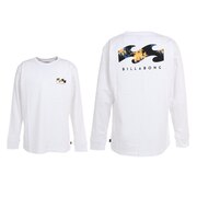 ビラボン（BILLABONG）（メンズ）BACK WAVE 長袖Tシャツ BC012051 WHT