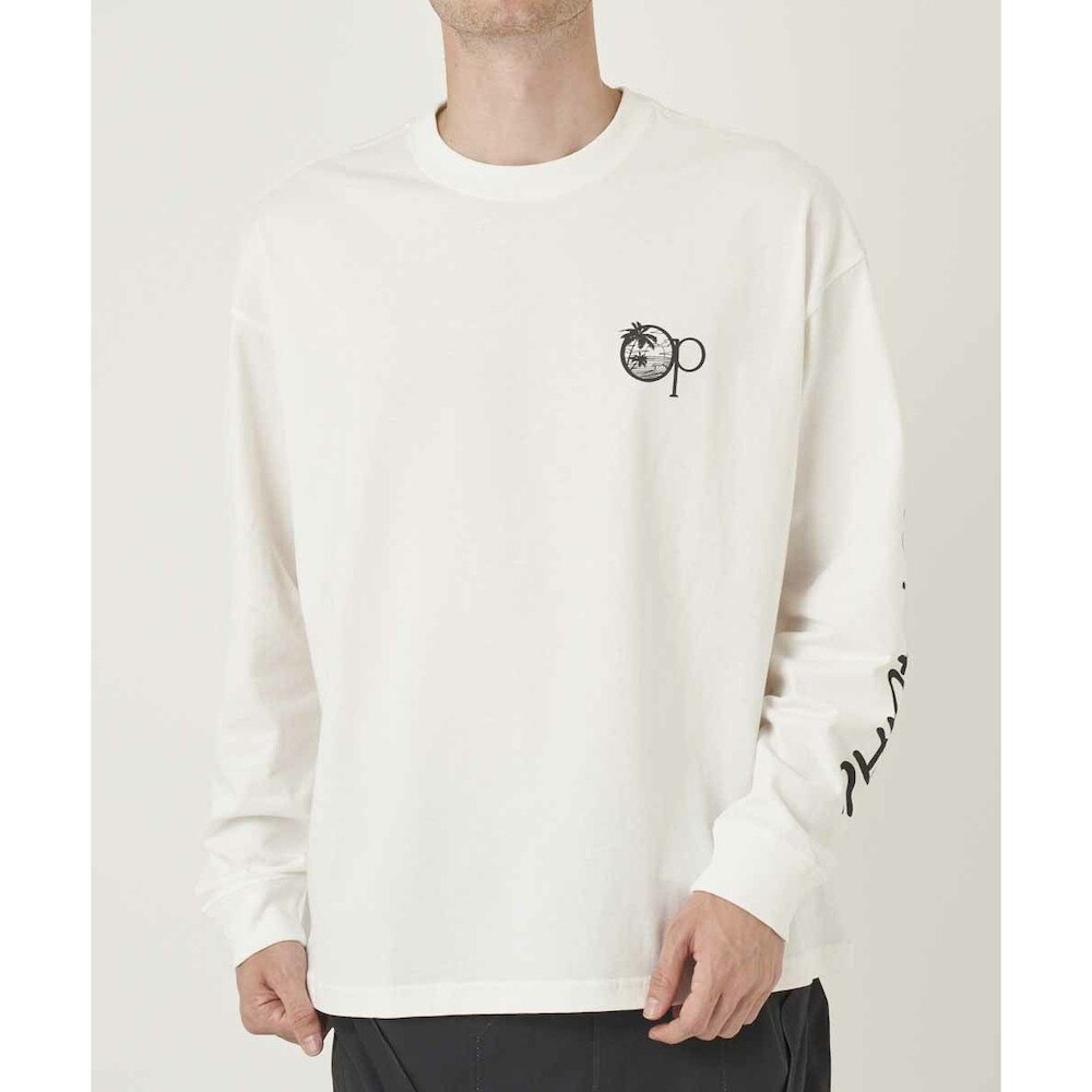 オーシャンパシフィック（Ocean Pacific）（メンズ）バックプリント 長袖Tシャツ 532079WHT