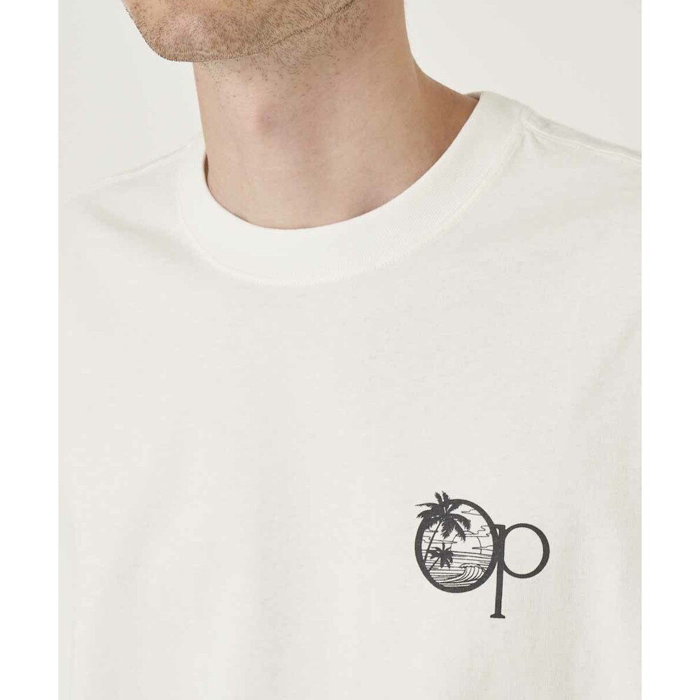 オーシャンパシフィック（Ocean Pacific）（メンズ）バックプリント 長袖Tシャツ 532079WHT
