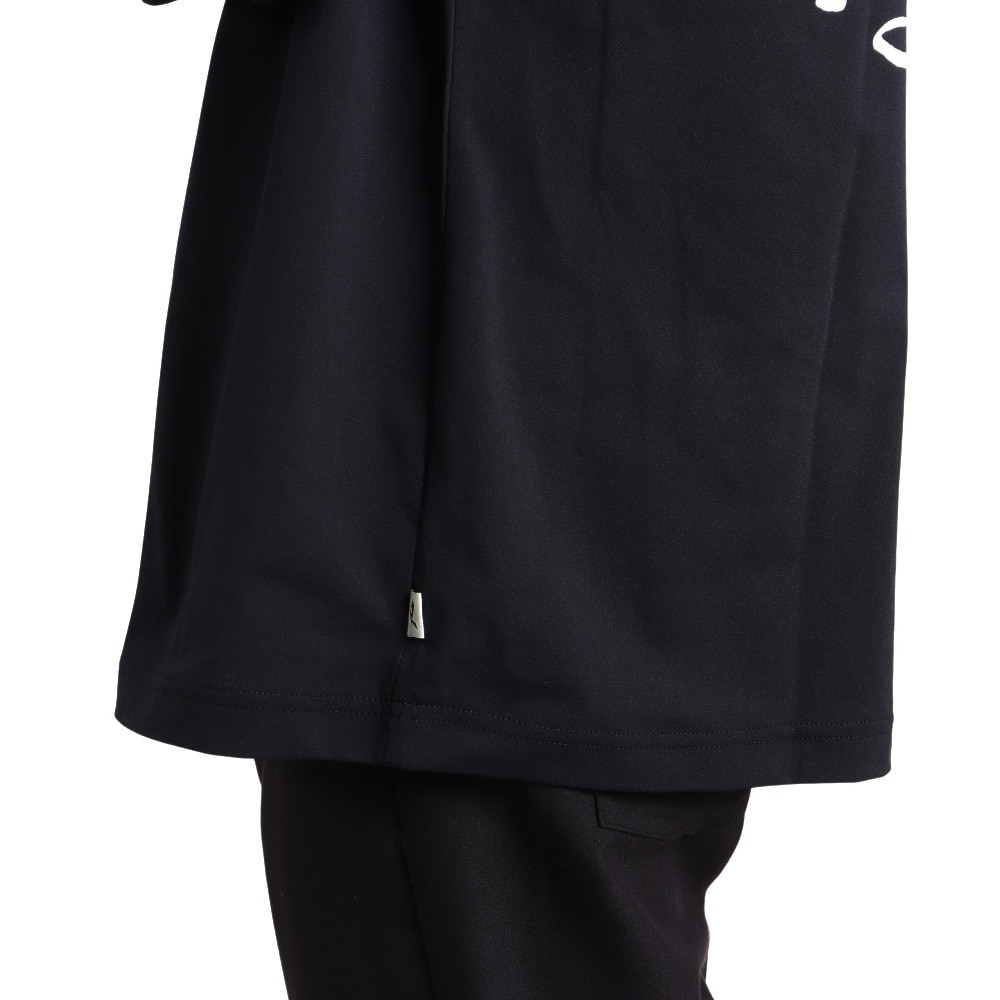 ラスティ（RUSTY）（メンズ）バックロゴ 長袖Tシャツ 932074BLK