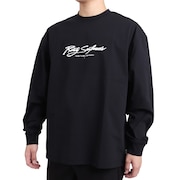 ラスティ（RUSTY）（メンズ）バックロゴ 長袖Tシャツ 932074BLK