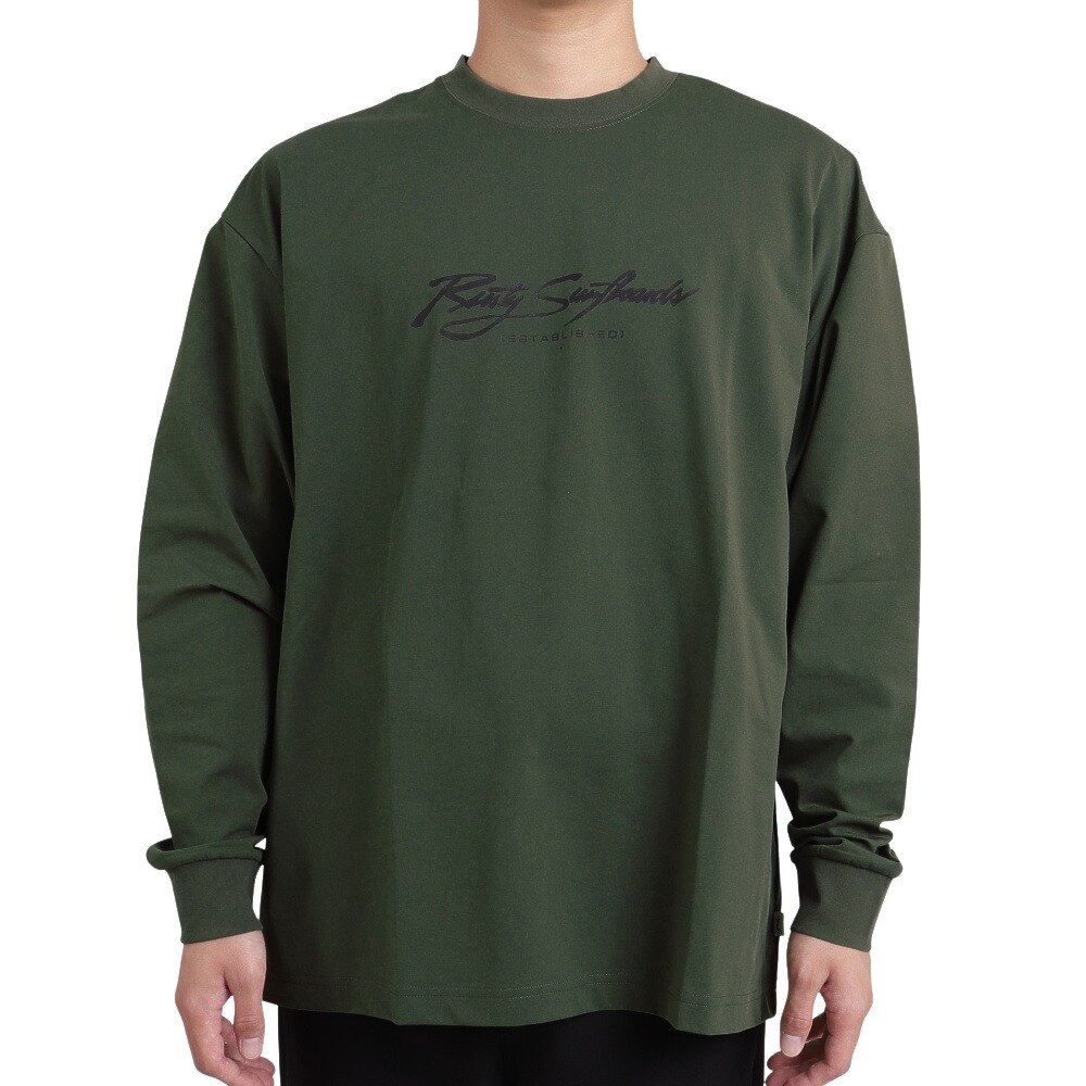 ラスティ（RUSTY）（メンズ）バックロゴ 長袖Tシャツ 932074KHA