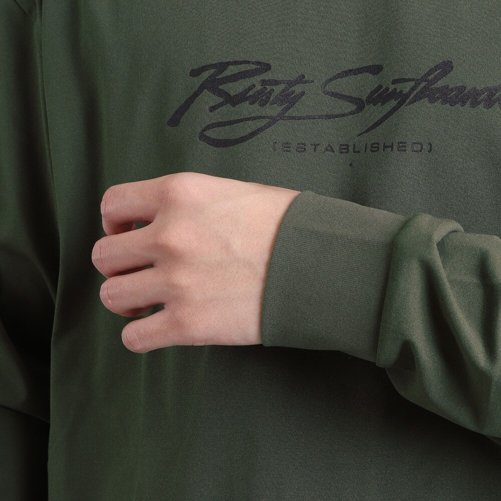 ラスティ（RUSTY）（メンズ）バックロゴ 長袖Tシャツ 932074KHA