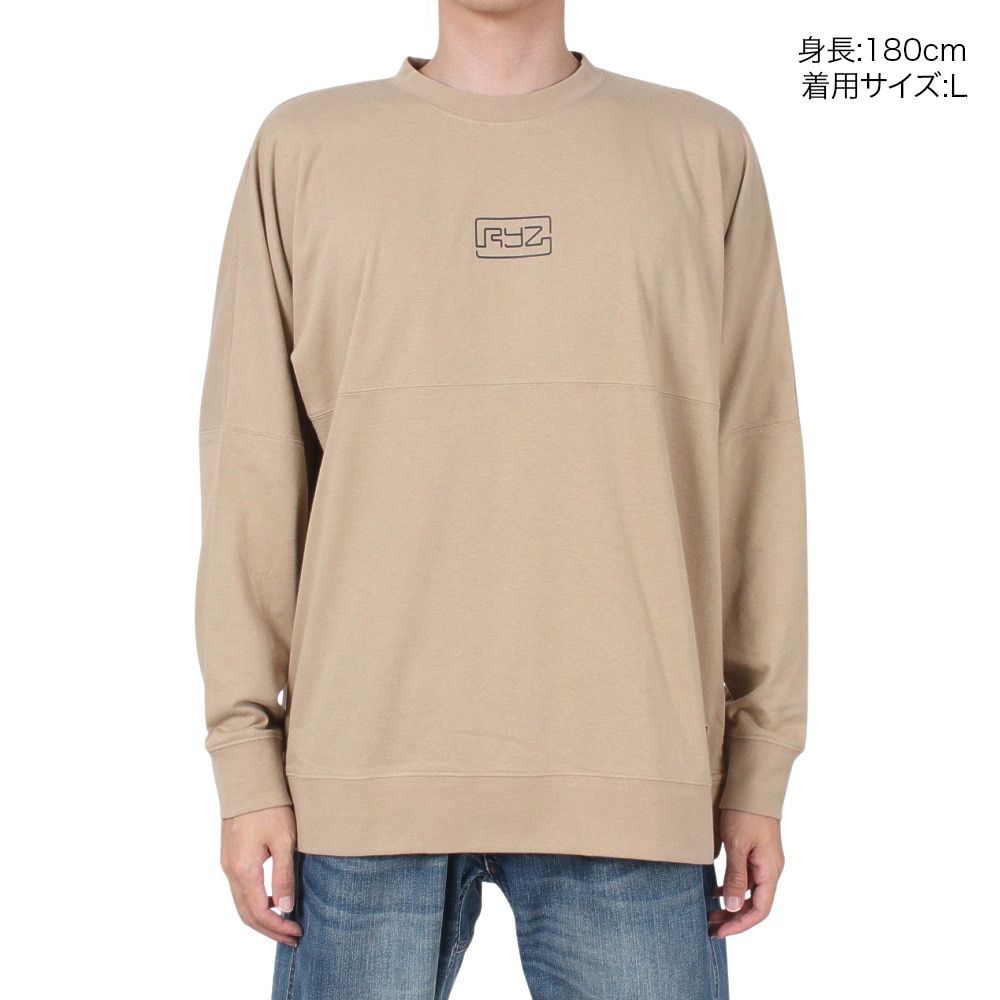 ライズ（RYZ）（メンズ）RYZ 長袖Tシャツ RZ10CD22FW5000 BEG