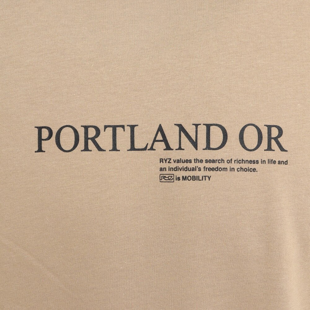 ライズ（RYZ）（メンズ）PORTLAND 長袖Ｔシャツ RZ10CD22FW5001 BEG