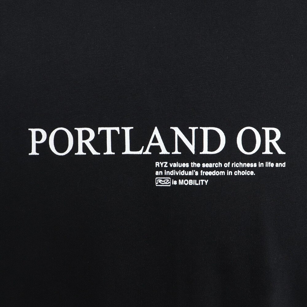 ライズ（RYZ）（メンズ）PORTLAND 長袖Ｔシャツ RZ10CD22FW5001 BLK