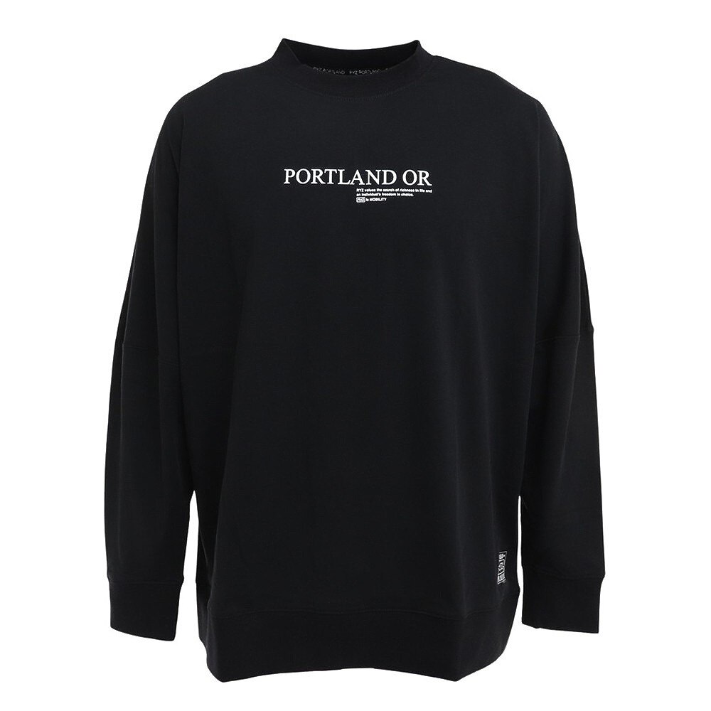 ライズ（RYZ）（メンズ）PORTLAND 長袖Ｔシャツ RZ10CD22FW5001 BLK