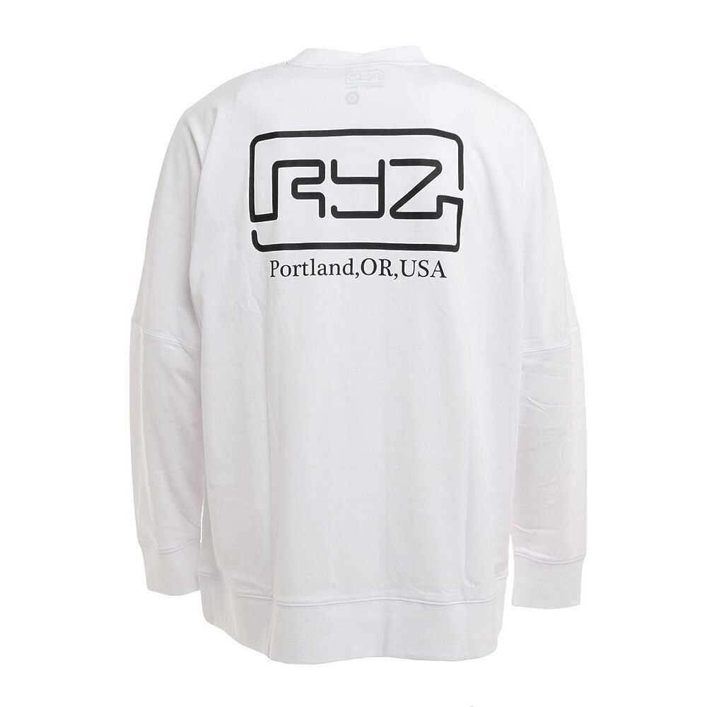 ライズ（RYZ）（メンズ）PORTLAND 長袖Ｔシャツ RZ10CD22FW5001 WHT