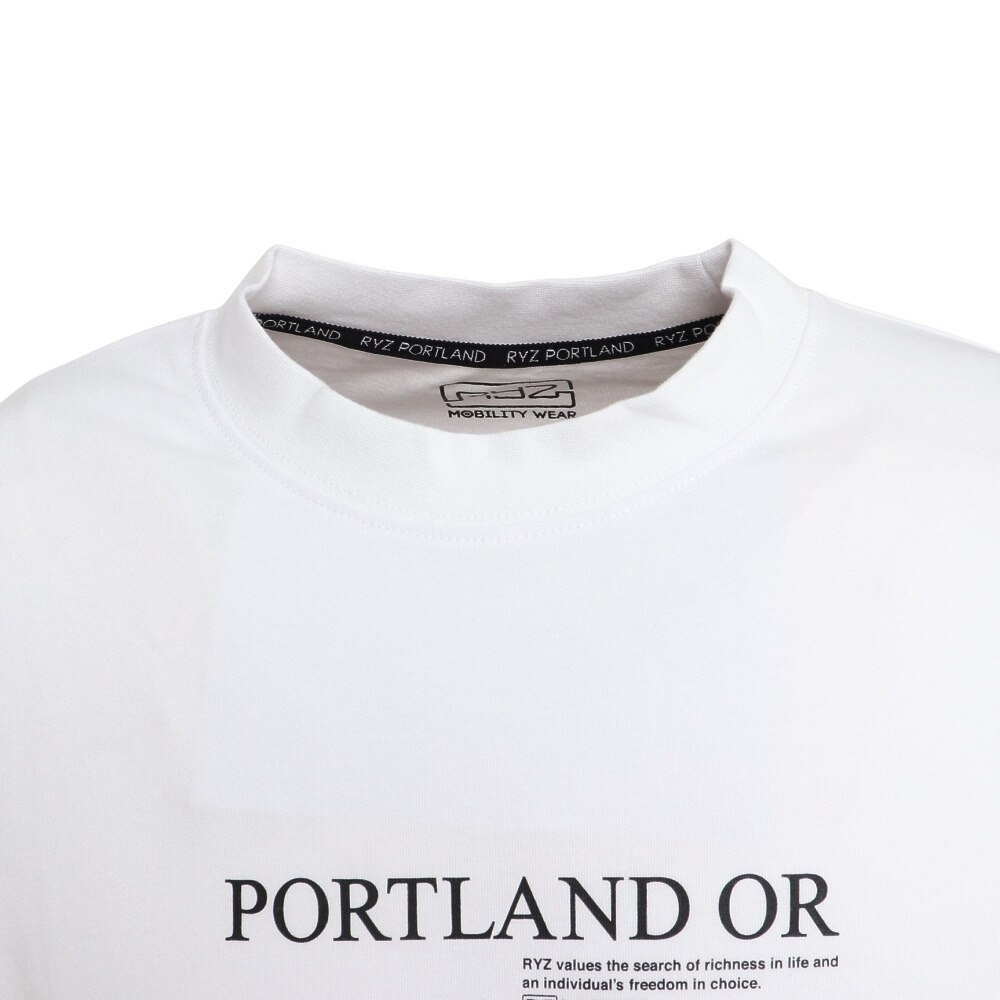 ライズ（RYZ）（メンズ）PORTLAND 長袖Ｔシャツ RZ10CD22FW5001 WHT