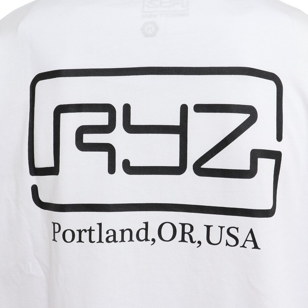 ライズ（RYZ）（メンズ）PORTLAND 長袖Ｔシャツ RZ10CD22FW5001 WHT