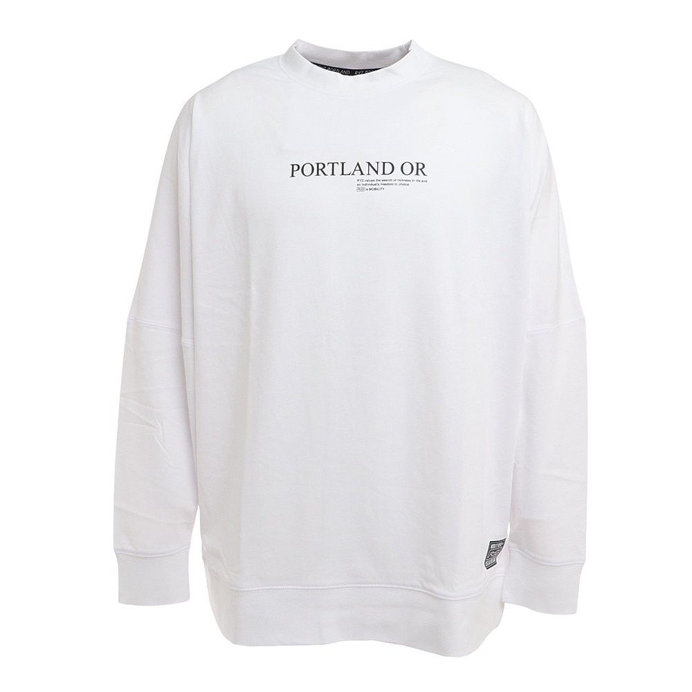 ライズ（RYZ）（メンズ）PORTLAND 長袖Ｔシャツ RZ10CD22FW5001 WHT