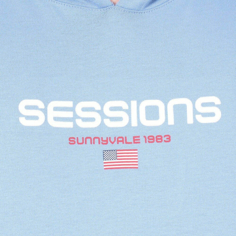 セッションズ（SESSIONS）（メンズ）FLAG 長袖パーカー 227188 LBLU