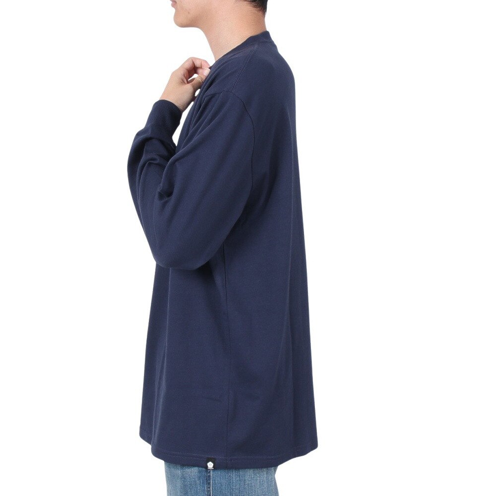 SESSIONS（メンズ）90S ロゴ長袖Ｔシャツ 227189 NVY