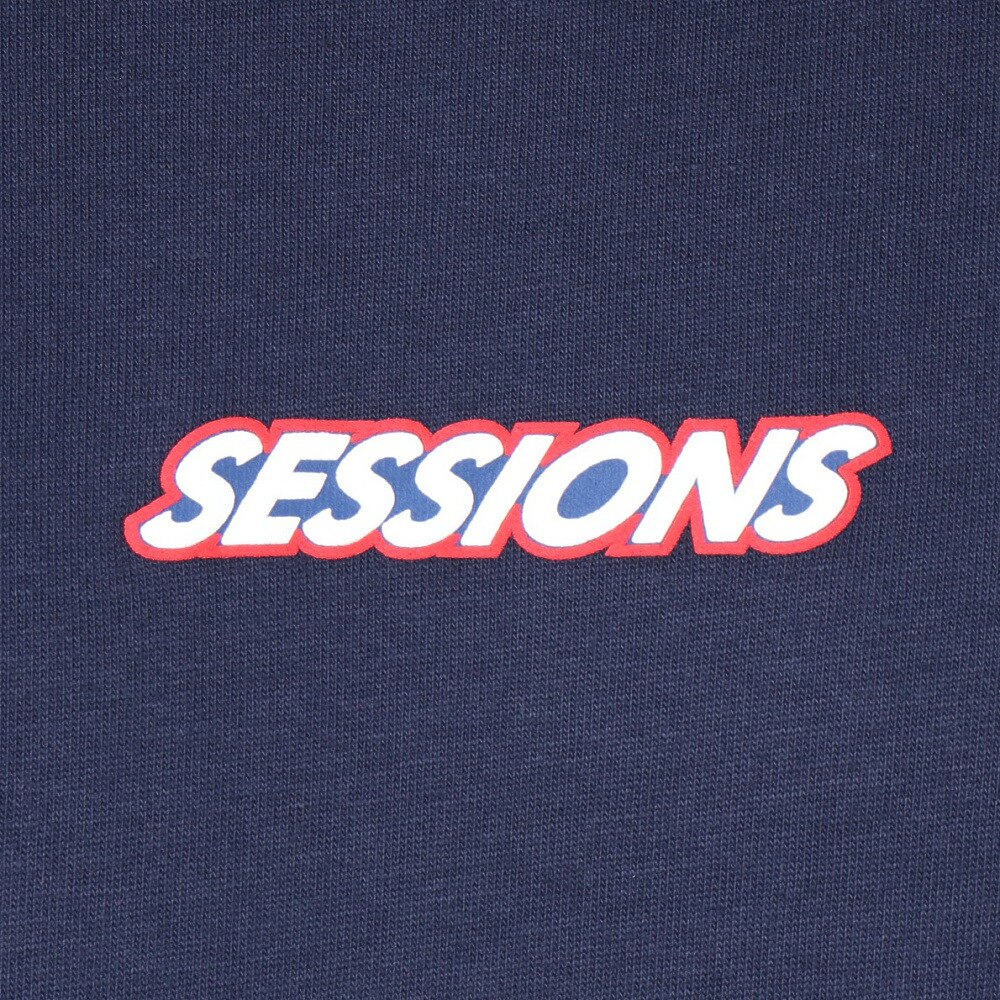 セッションズ（SESSIONS）（メンズ）90S ロゴ長袖Tシャツ 227189 NVY