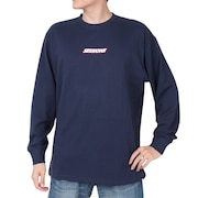 SESSIONS(メンズ)90S ロゴ長袖Tシャツ 227189 NVY