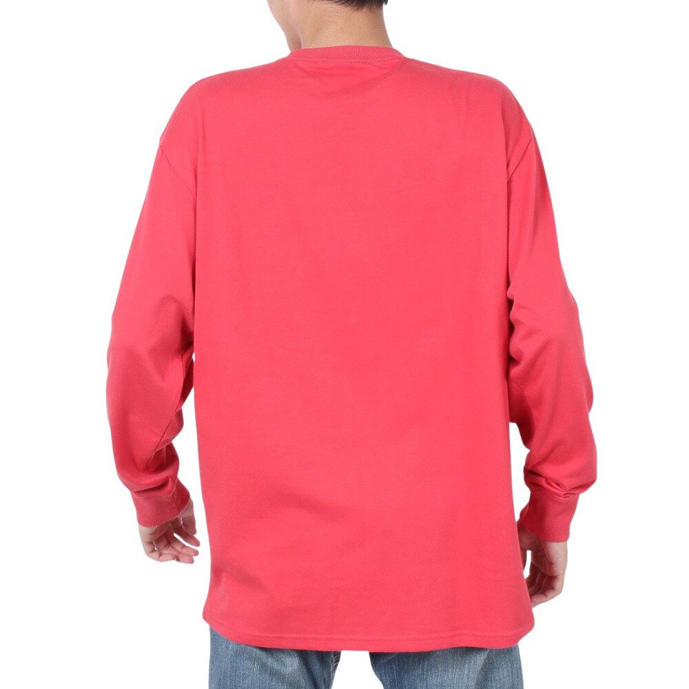 SESSIONS（メンズ）90S ロゴ長袖Ｔシャツ 227189 RED
