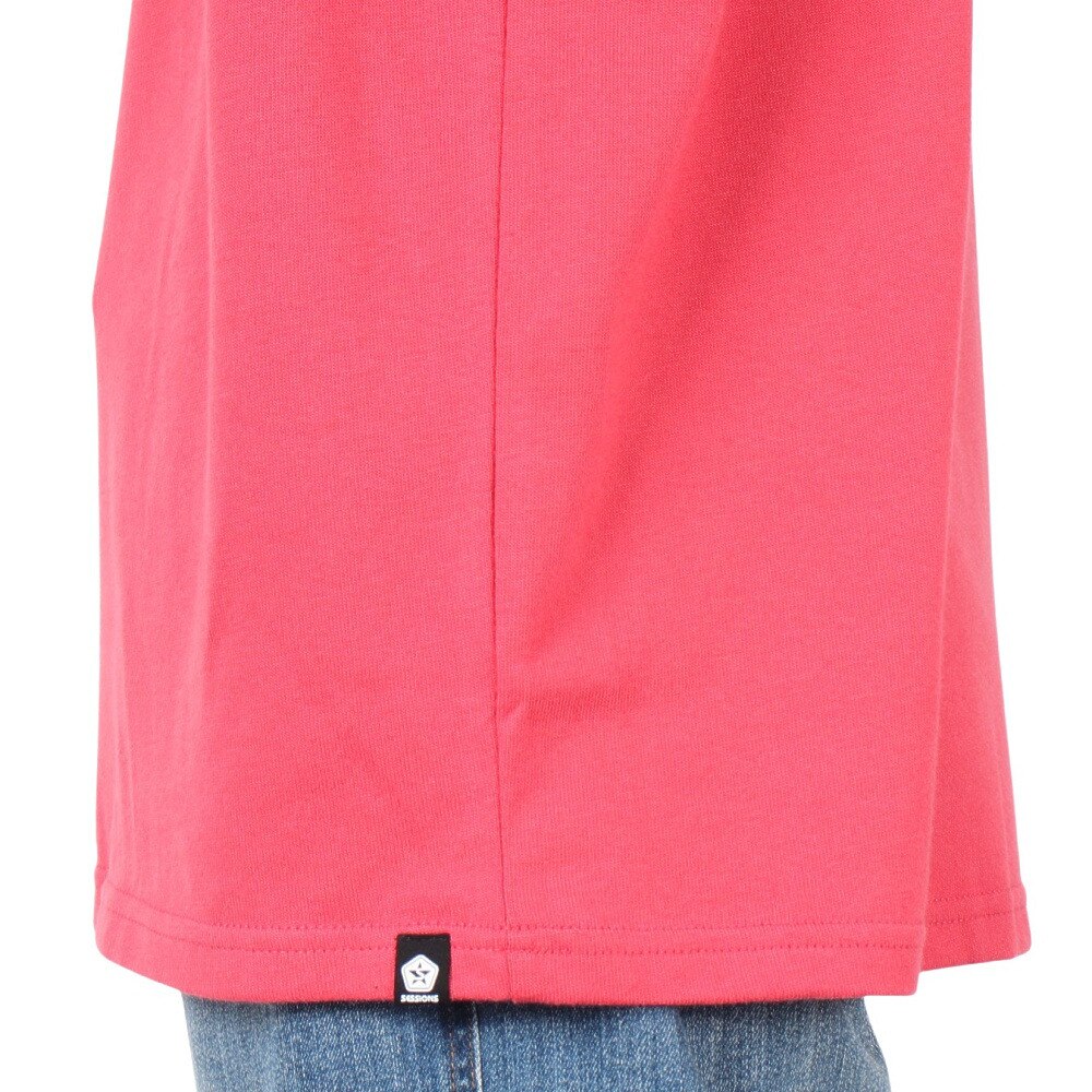 セッションズ（SESSIONS）（メンズ）90S ロゴ長袖Tシャツ 227189 RED