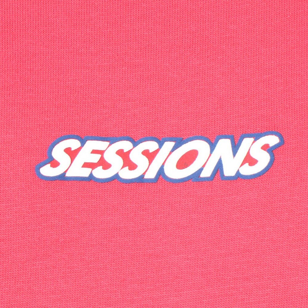 セッションズ（SESSIONS）（メンズ）90S ロゴ長袖Tシャツ 227189 RED