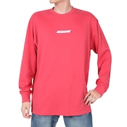 SESSIONS(メンズ)90S ロゴ長袖Tシャツ 227189 RED