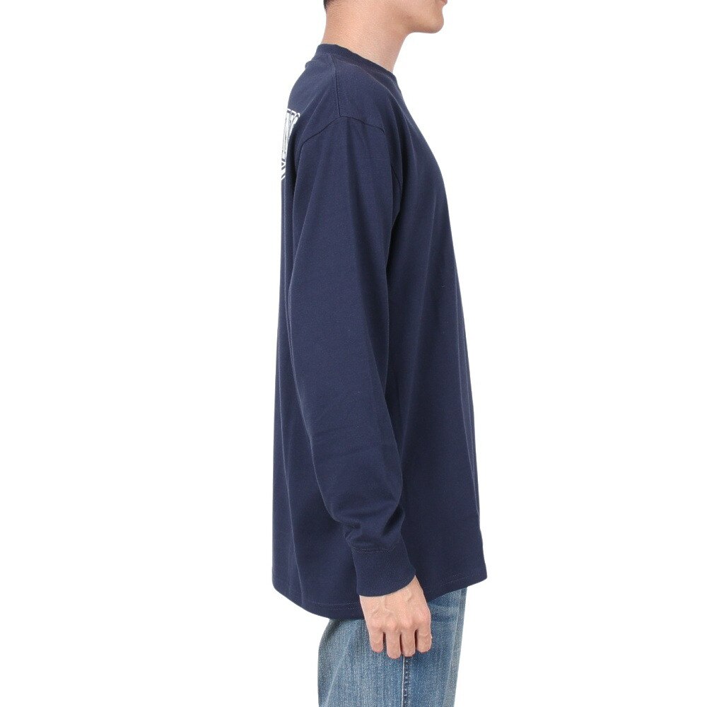 SESSIONS（メンズ）RACING ロゴ長袖Ｔシャツ 227190 NVY