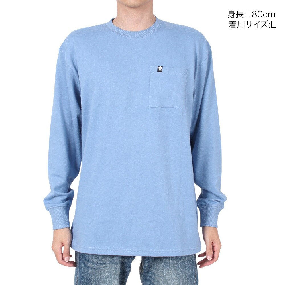 SESSIONS（メンズ）SKATE PHOTO 長袖Ｔシャツ 227191 LBLU