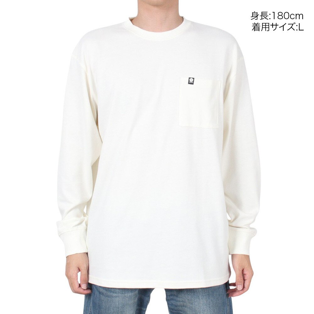 SESSIONS（メンズ）SKATE PHOTO 長袖Ｔシャツ 227191 WHT