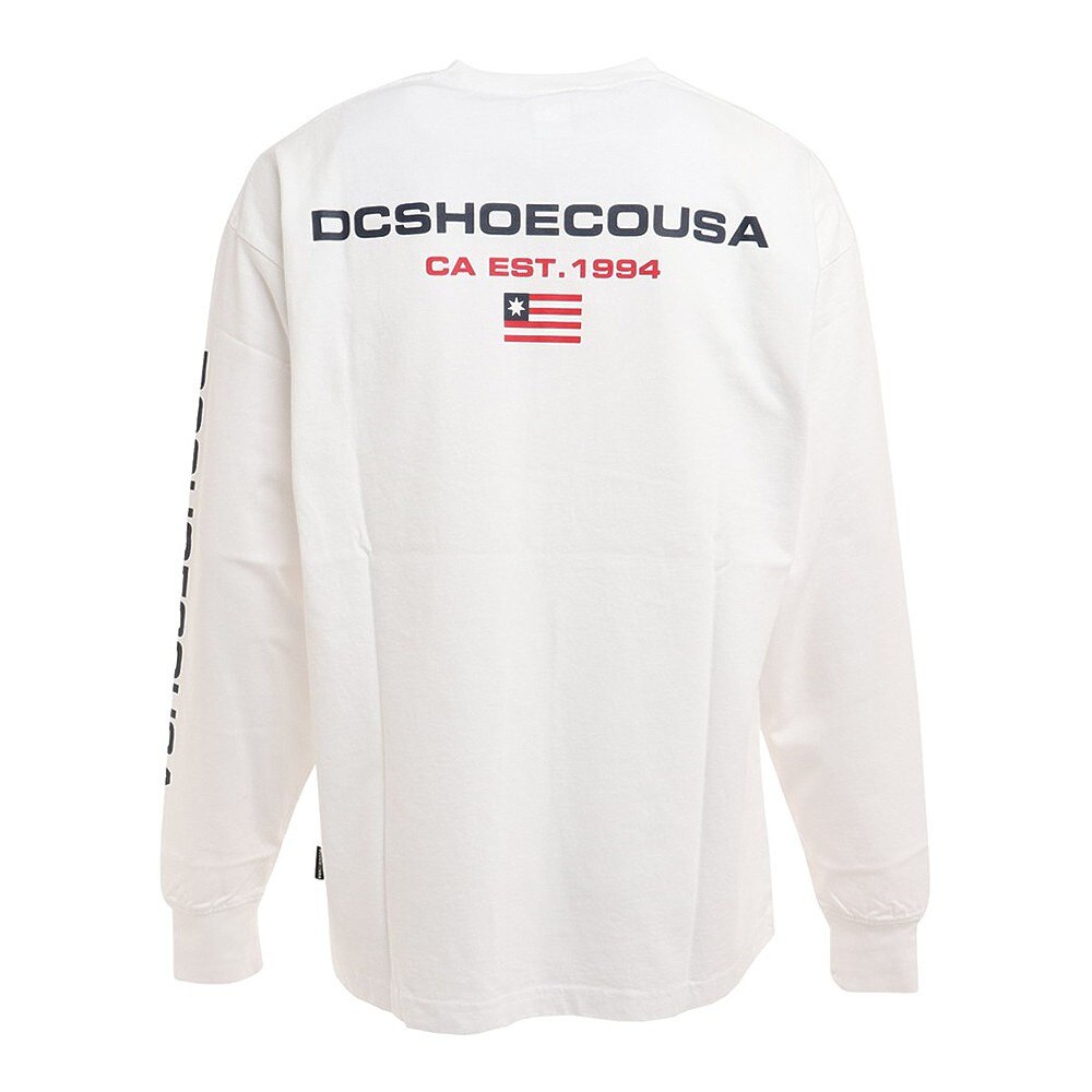 ディーシーシューズ（DC SHOES）（メンズ）EST94 WIDE 長袖Tシャツ 22FWDLT224064WHT