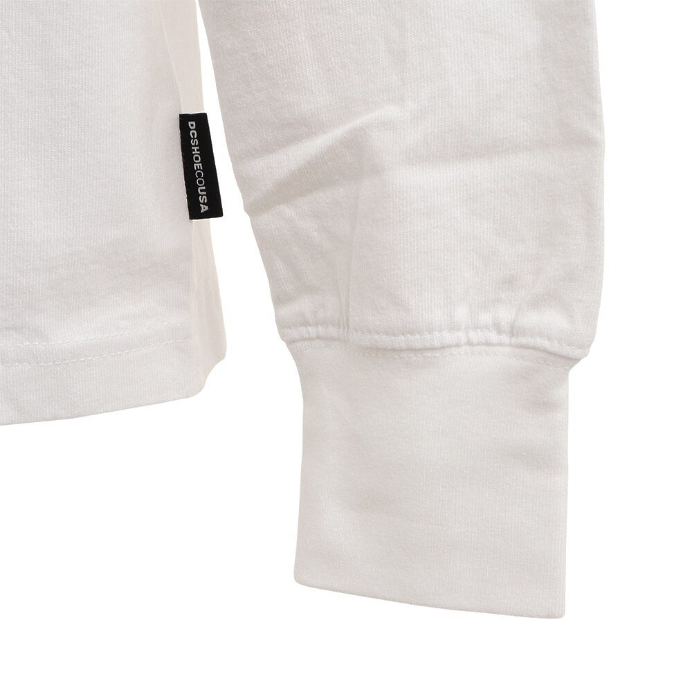 ディーシー・シュー（DC SHOE）（メンズ）EST94 WIDE 長袖Tシャツ 22FWDLT224064WHT