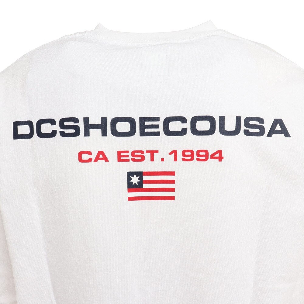 ディーシー・シュー（DC SHOE）（メンズ）EST94 WIDE 長袖Tシャツ 22FWDLT224064WHT