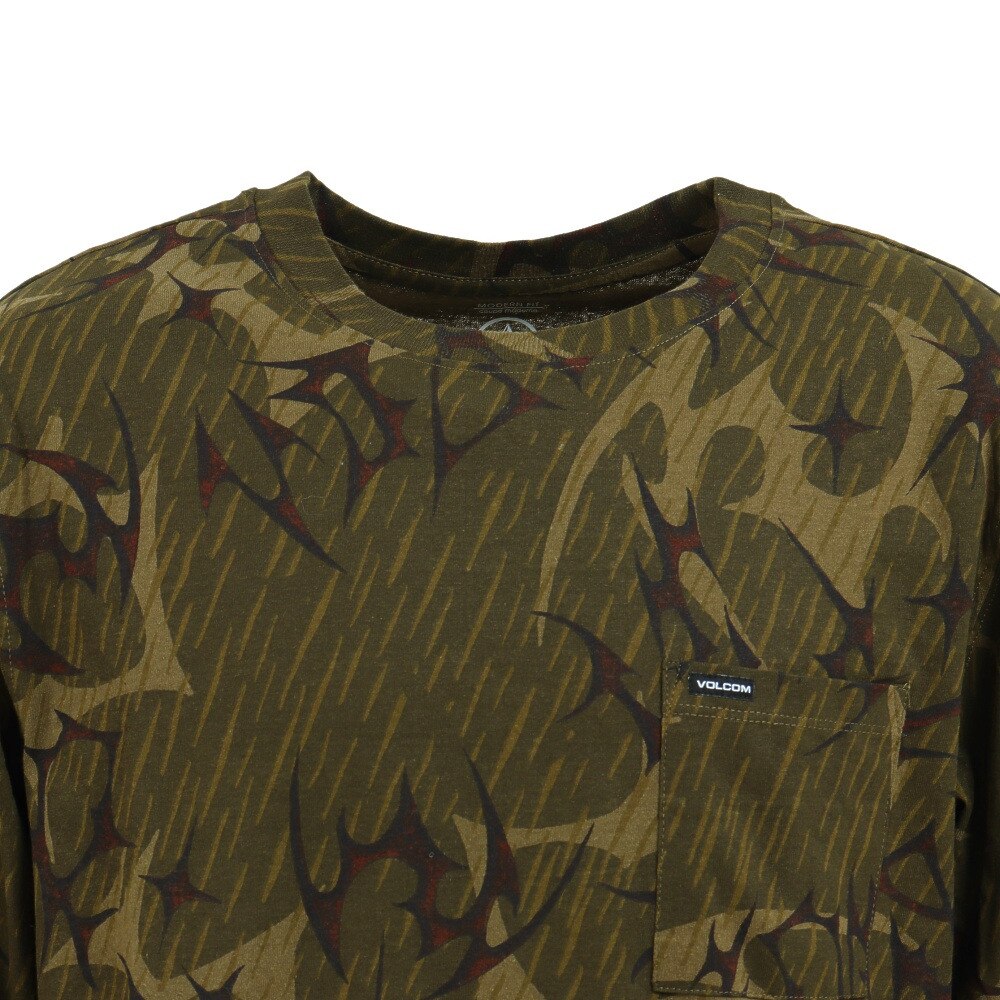ボルコム（Volcom）（メンズ）PUNCH DAGGER CREW 長袖シャツ 22 A0342201 ARM