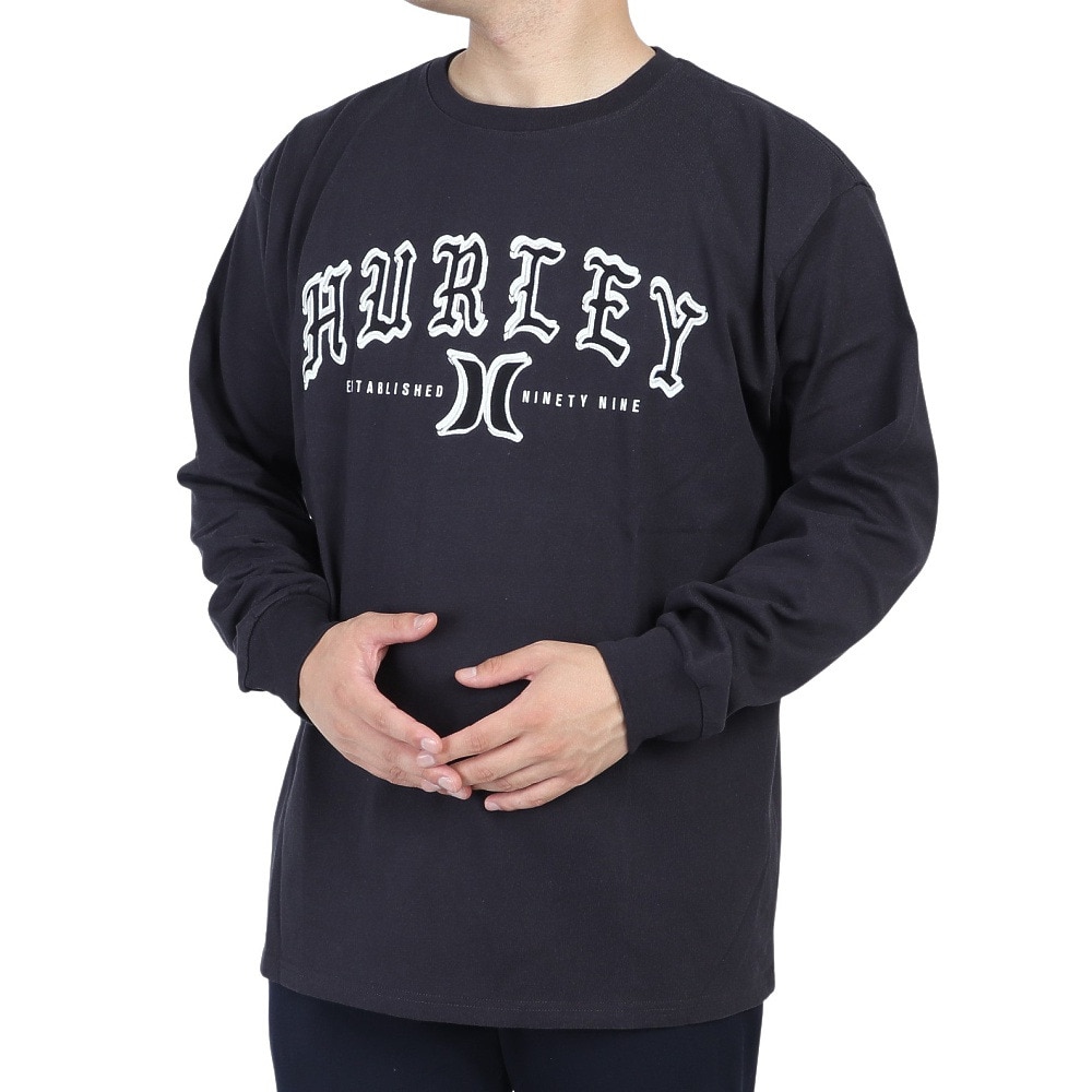 ハーレー（HURLEY）（メンズ）OLD ARC ロゴ 長袖Tシャツ MLS2200002-CGY
