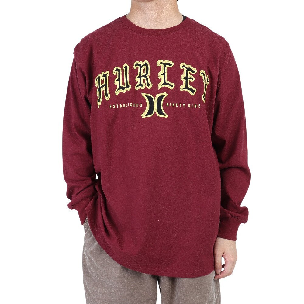 ハーレー（HURLEY）（メンズ）OLD ARC ロゴ 長袖Tシャツ MLS2200002-MAR